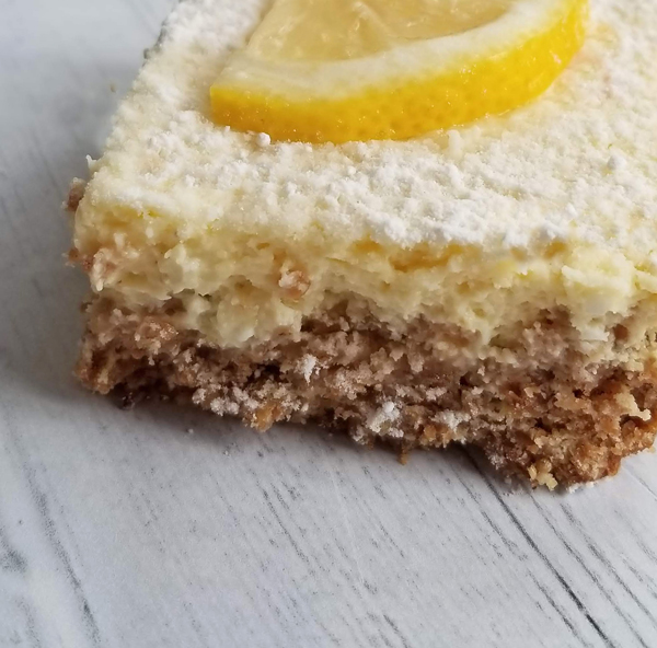 lemon bar close up