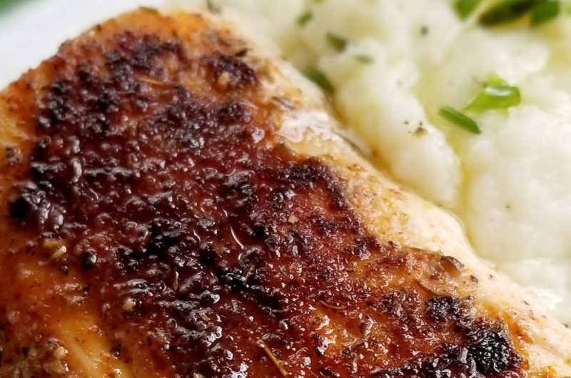 remarkable blackened mahi with the most unforgettable mashed cauliflower