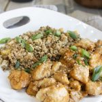 sesame chicken and rice