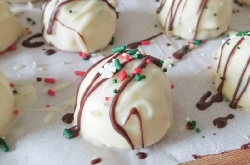 2- holiday cookie dough truffles that will blow your mind