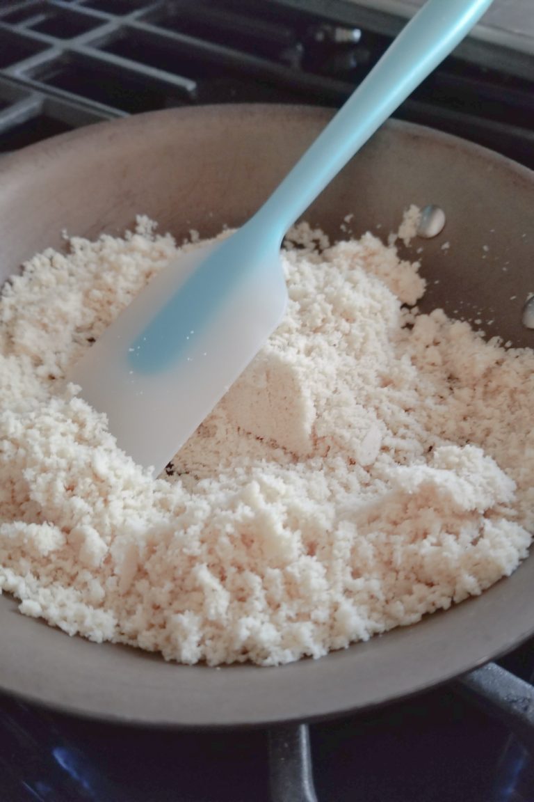 toasting almond flour