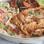 bbq pulled chicken with slaw